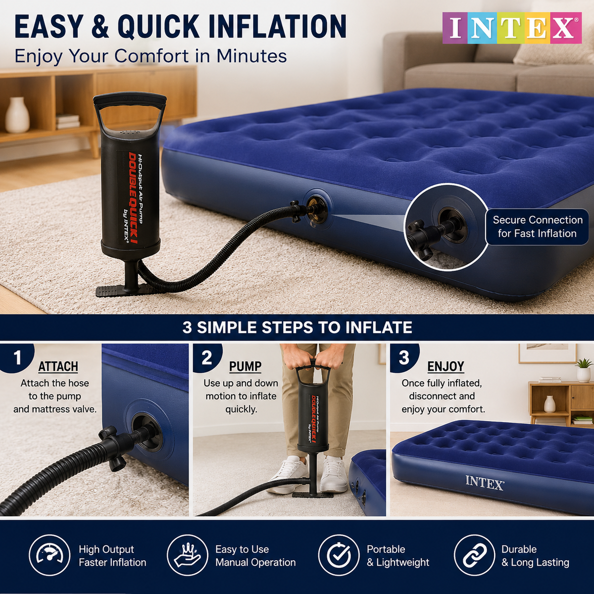 INTEX Hi-Output Air Pump– bazaropk
